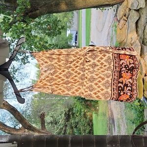 Print patterned romper